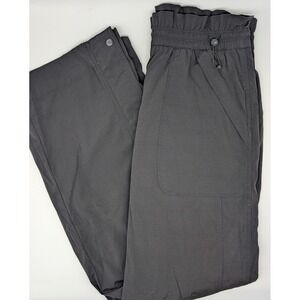 Athleta Trekkie Parachute Pants Size 8 High Rise Black‎ 533487 Athletic Gym
